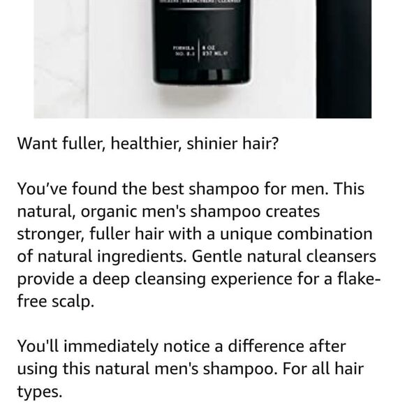 𝅺brickell Daily Strengthening Shampoo - Picture 2 of 4